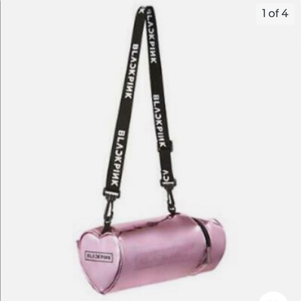 BLACKPINK Case Heart Metallic Pink Black trap Official Japan